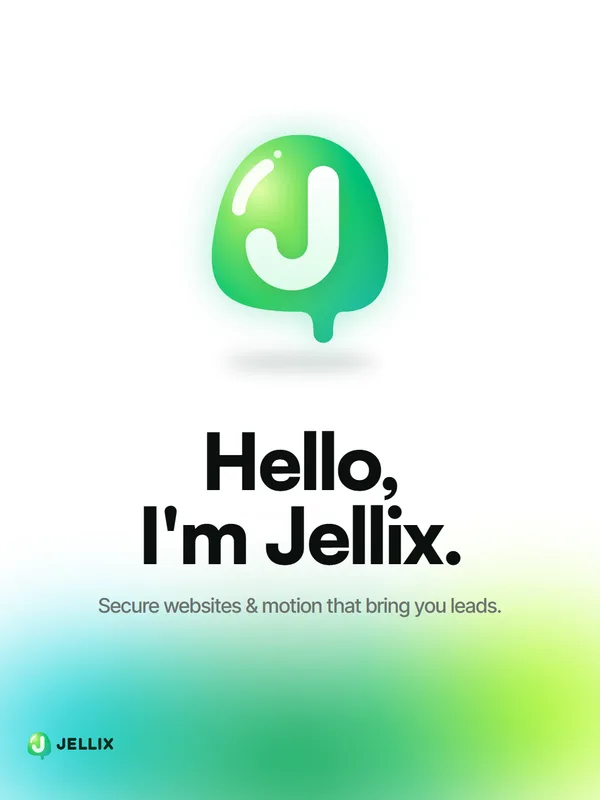 Jellix launch post reading Hello, I'm Jellix under the jelly J logo
